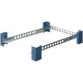 Rack Solutions 2U Fixed Rail Kit, Mounts In Racks 31 To 41.25 In Mounting Depth,  2UKIT-109-31